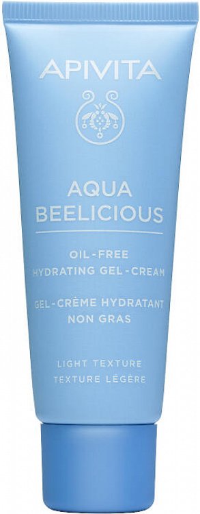 Apivita Aqua Beelicious Light 24ωρο Ενυδατικό Gel Προσώπου Ημέρας για Λιπαρές/Μικτές Επιδερμίδες με Υαλουρονικό Οξύ & Aloe Vera 40ml