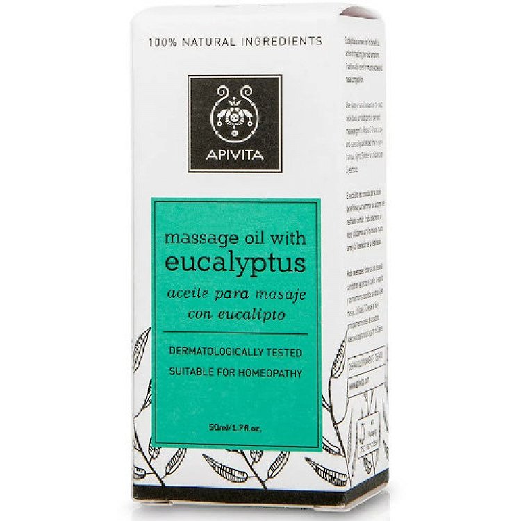Apivita Eucalyptus Λάδι Μασάζ Για Τον Χειμώνα 50ml