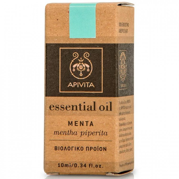 Apivita Essential Oil Αιθέριο Έλαιο Μέντας 10ml