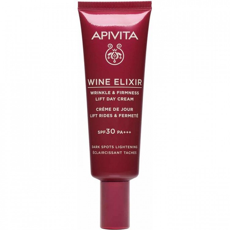 Apivita Wine Elixir SPF30 - Αντιρυτιδική Κρέμα Ημέρας για Σύσφιξη & Lifting, 40ml