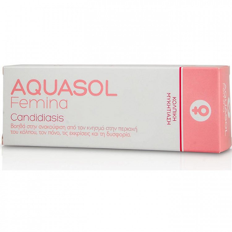 Aquasol Femina Candidiasis - Κρέμα-Gel Κατά της Μυκητιασικής Κολπίτιδας, 30ml