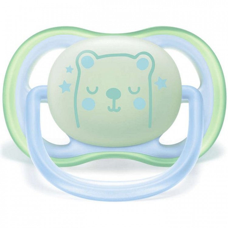 Avent Ultra Air Night SCF376/21 - Νυχτερινές Πιπίλες 6-18m, 2Τμχ