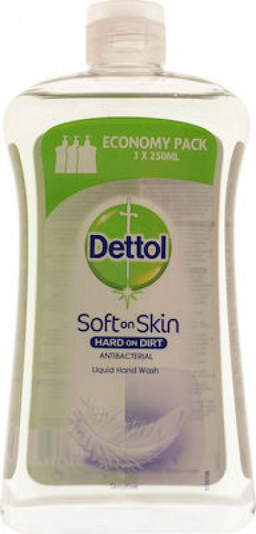 Dettol Sensitive Soft On Skin Hard On Dirt Refill 750ml