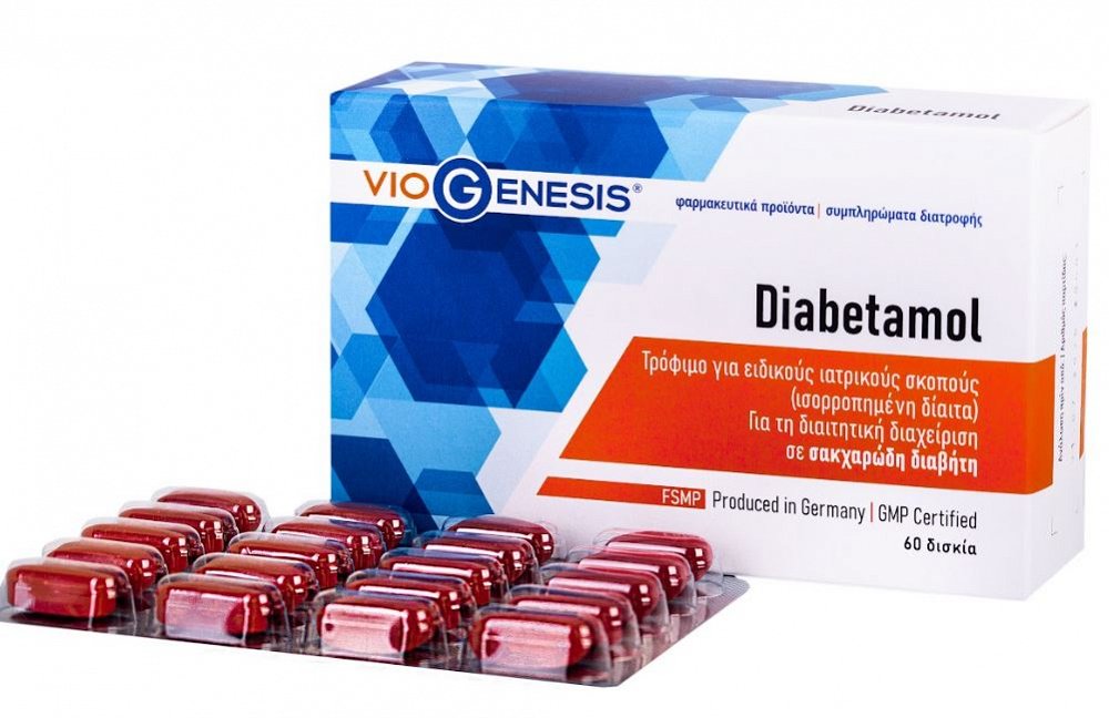 Viogenesis Diabetamol 60 ταμπλέτες