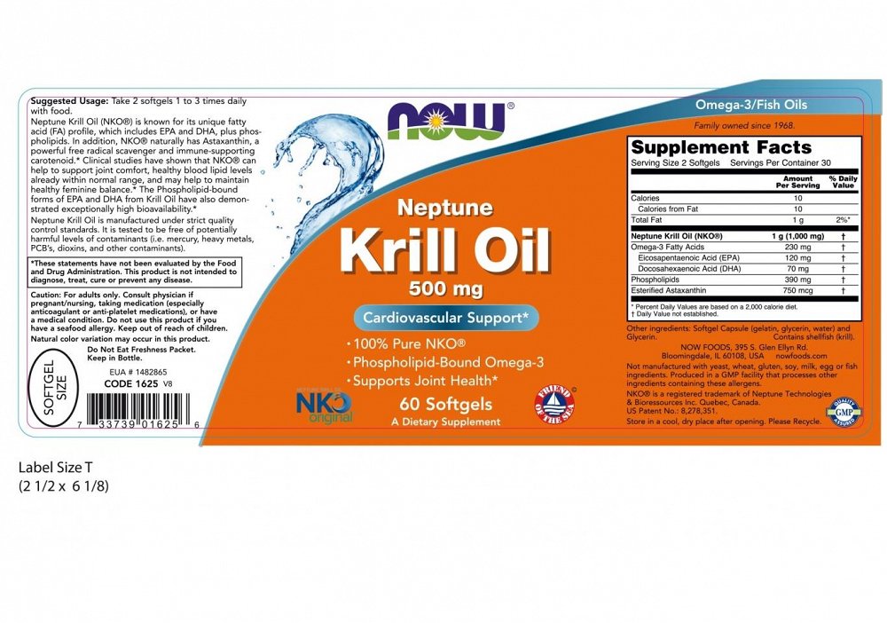 Now Neptune Krill Oil, 60Caps