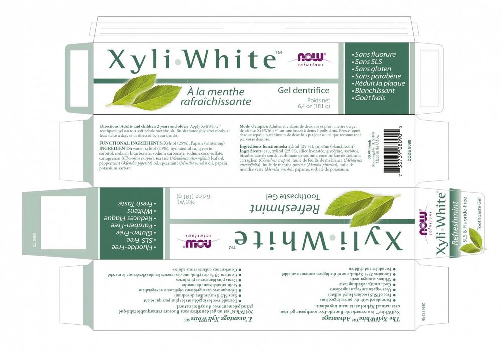 Now XyliWhite Refreshmint Toothpaste Gel, 181g
