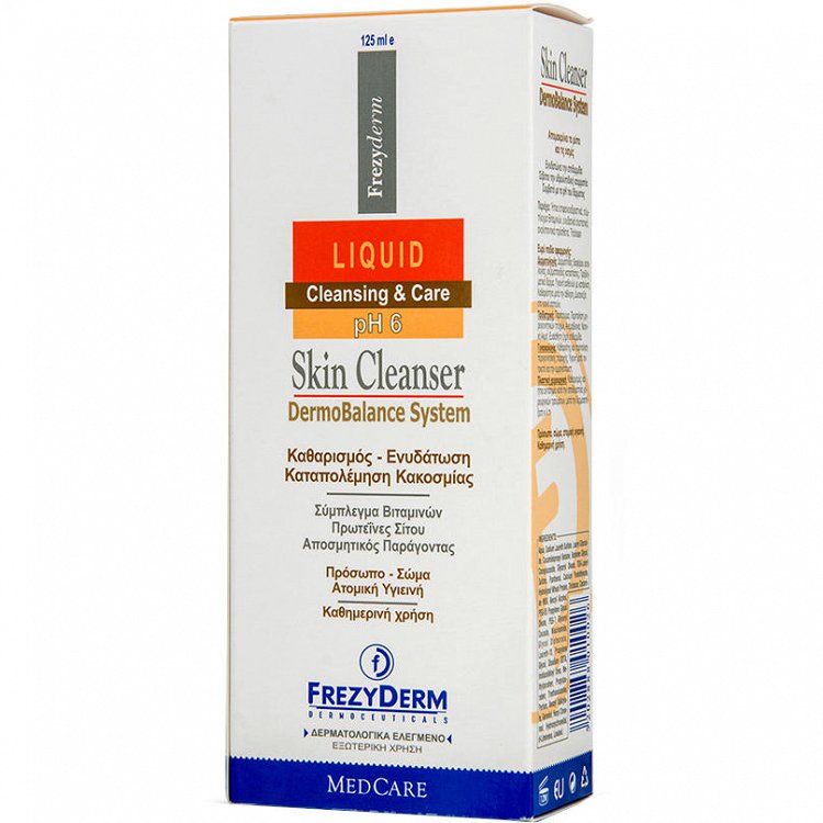 Frezyderm Skin Cleanser Καθαριστικό Προσώπου, Χεριών και Σώματος, 125ml
