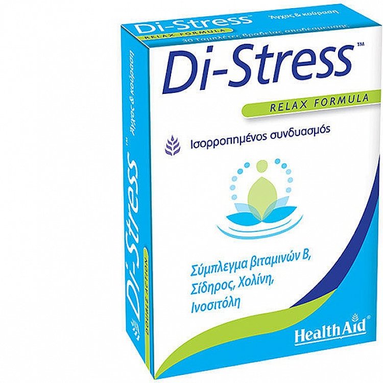 Health Aid Di-Stress - Για το Καθημερινό Άγχος, 30Tabs