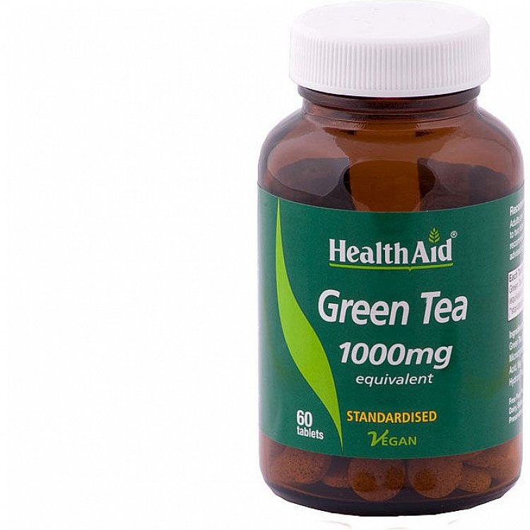 Health Aid Green Tea 1000mg 60 ταμπλέτες
