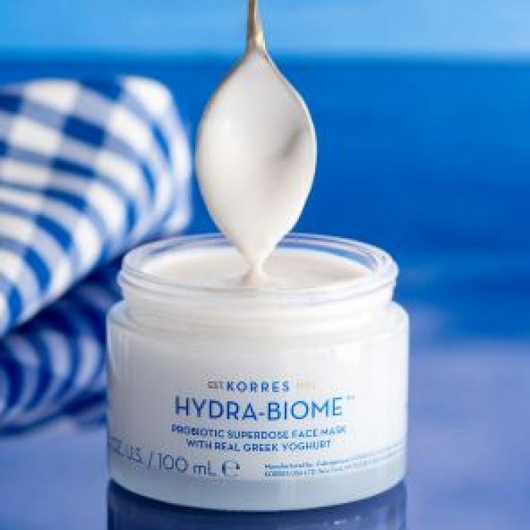 Korres Greek Yoghurt Hydra-Biome Probiotic Superdose Face Mask, 100ml