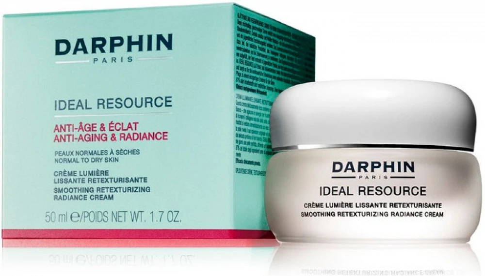 Darphin Ideal Resource Anti Aging & Radiance Smoothing Retexturizing Radiance Cream (Creme Lumiere Lissante Retexturisante), 50ml