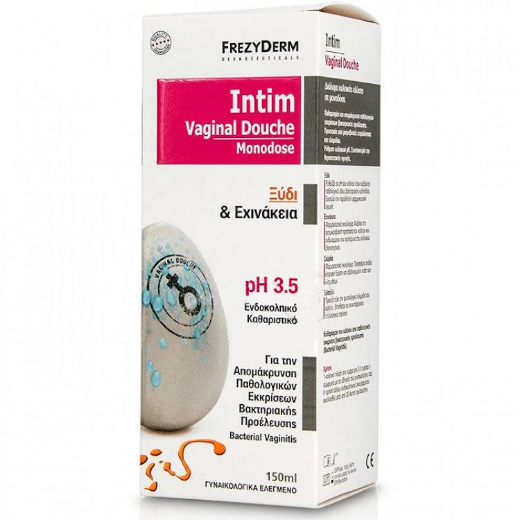 Frezyderm Intim Vaginal Douche Monodose με Ξύδι & Εχινάκεια pH 3.5 Υγρό Καθαρισμού 150ml