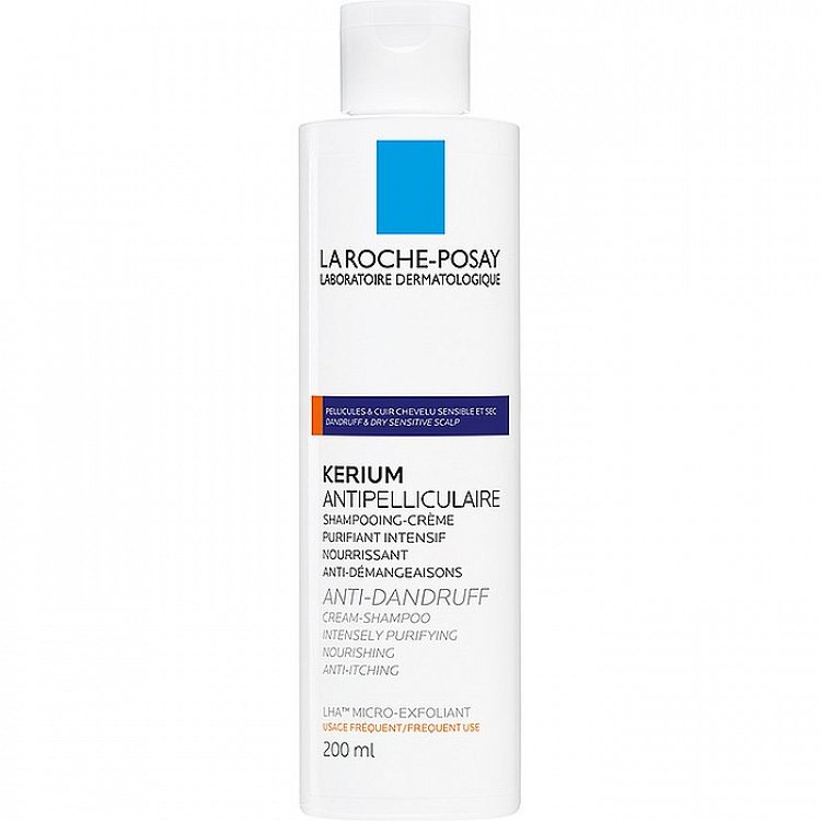 La Roche-posay Kerium Dry Dandruff Cream Shampoo 200ml