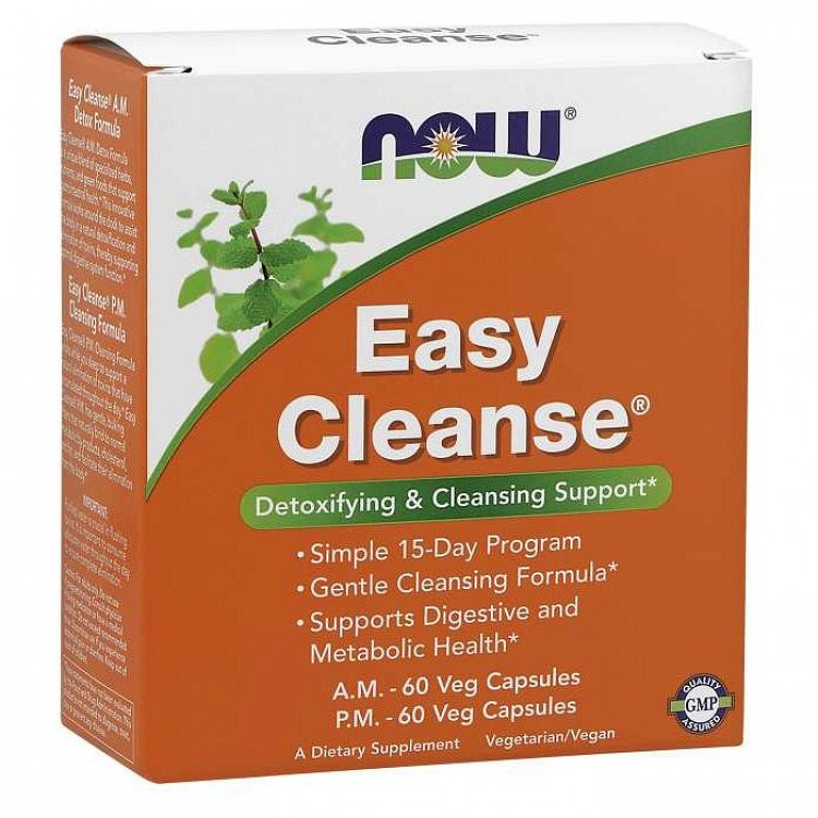 Now Easy Cleanse AM PM 60+60 V.Caps