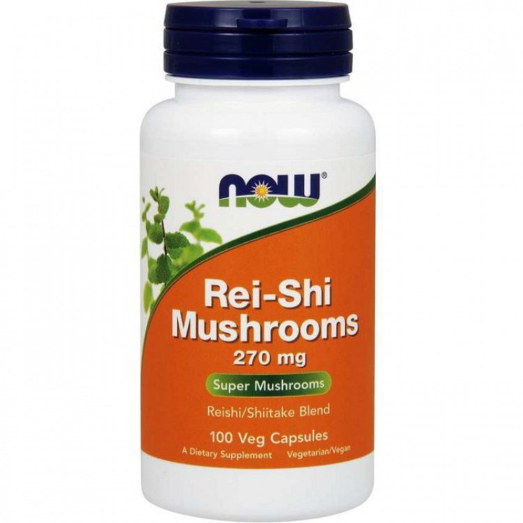 Now Rei-Shi Mushrooms 270 mg, 100Caps