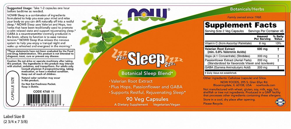 Now Sleep, 90V.Caps
