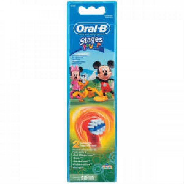 Oral-B Stages Power Mickey Mouse Ανταλλακτικά βουρτσάκια 2τμχ