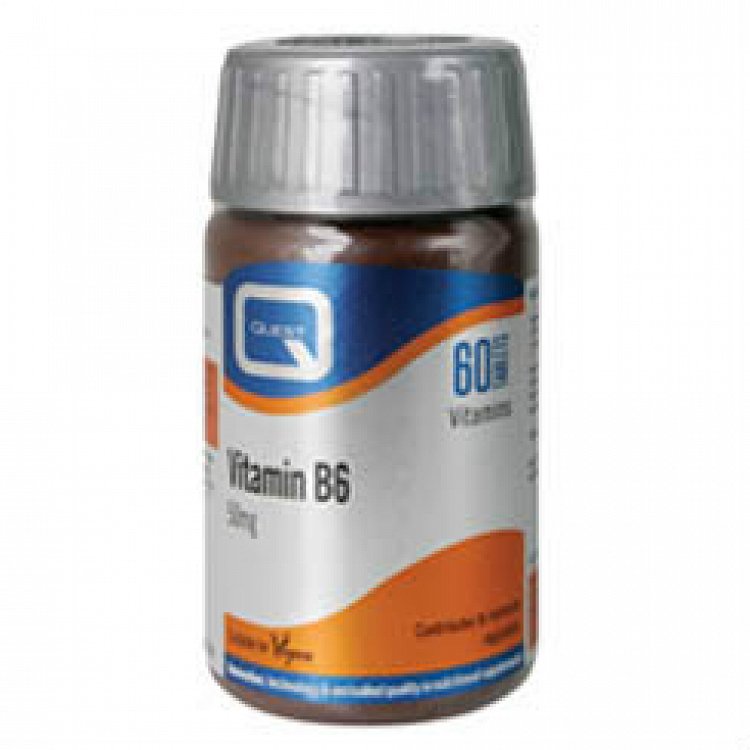 Quest Vitamins B6 50mg Plus 50mg Parsley leaf 60 tabs