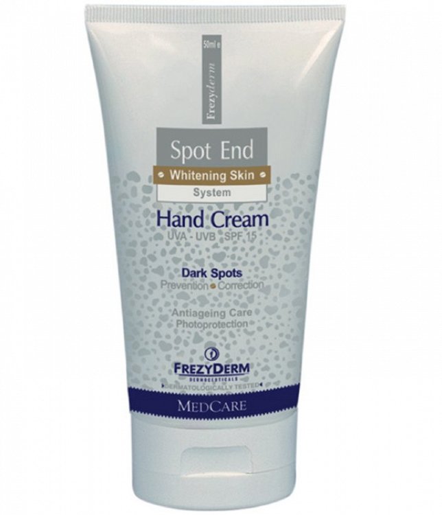 Frezyderm Spot End Hand Cream Spf15 - Κρέμα για Πανάδες στα Χέρια, 50ml