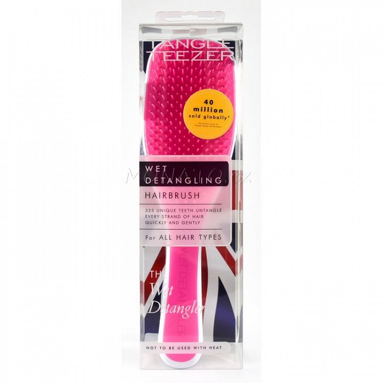 Tangle Teezer Wet Detangler Popping Pink & White, 1Τμχ
