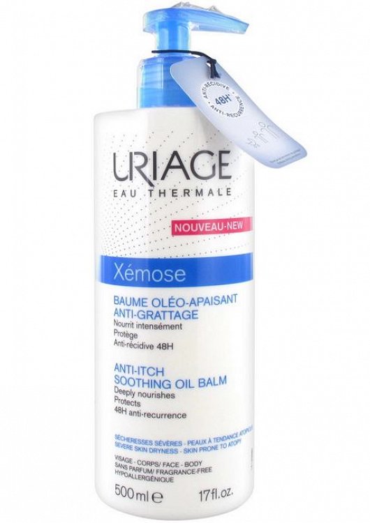 Uriage Xemose Anti-Itch Soothing Oil Balm 500ml