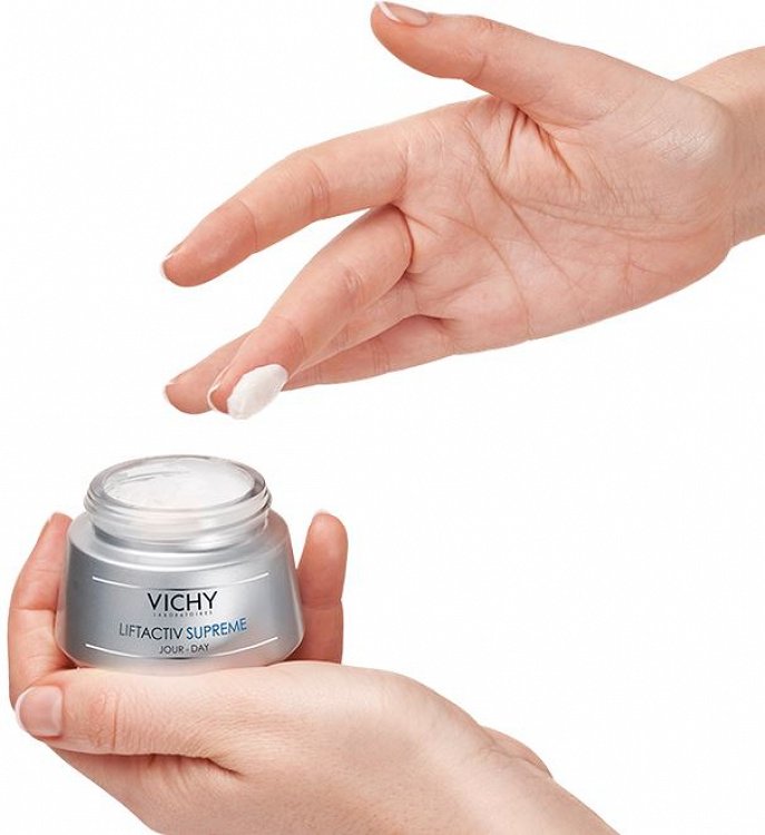 Vichy Liftactiv Supreme Rich Αντιγηραντική & Συσφικτική Κρέμα Προσώπου Ημέρας για Ξηρές Επιδερμίδες 50ml