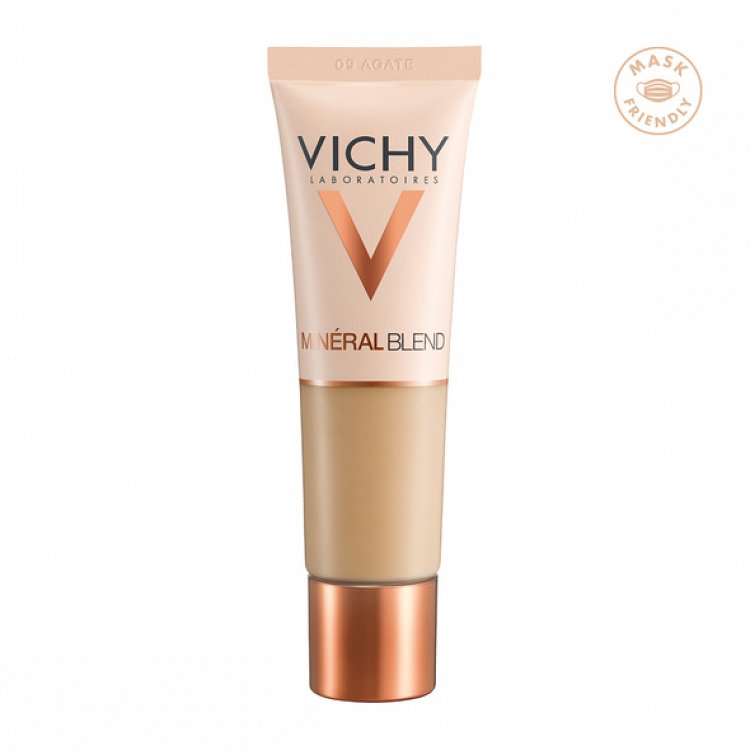 Vichy Mineral Blend 16HR Hold Fresh Complexion Hydrating Foundation - 09 Agate, 30ml