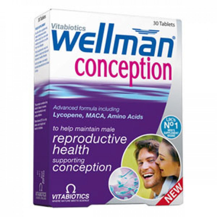 Vitabiotics Wellman Conception 30 Tabs Ανδρική αναπαραγωγική υγεία