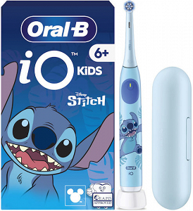Oral-B iO Kids Παιδική Ηλεκτρική Οδοντόβουρτσα με Χρονόμετρο για 6+ Χρονών Stitch με Θήκη Ταξιδίου