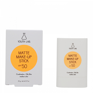 YOUTH LAB. Matte Make-Up Stick Aντηλιακό Στικ Medium SPF50 20gr
