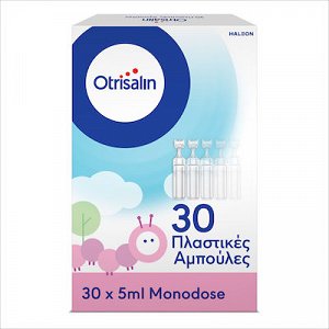 Otrisalin Single Use Plastic Ampoules Αμπούλες Φυσιολογικού Ορού για Βρέφη και Παιδιά 30x5ml