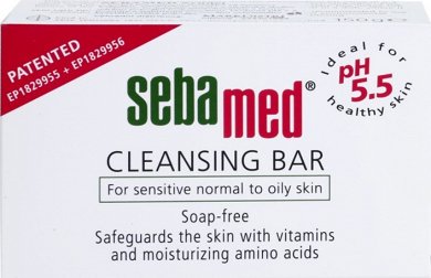 Sebamed Cleansing Bar For Sensitive Normal To Oily Skin 150gr
