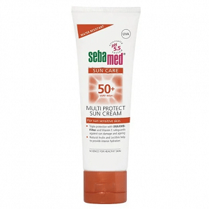 Sebamed Multi Protect Sun Cream Αντηλιακή Κρέμα Προσώπου και Σώματος SPF50 75ml