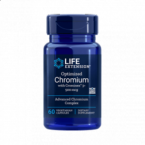 Life Extension Optimized Chromium with Crominex3+(Βελτίωση Μεταβολισμού Γλυκόζης), 60V.caps