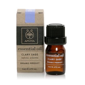 Apivita Clary Sage Essential Oil Αιθέριο Έλαιο Φασκόμηλου, 5ml