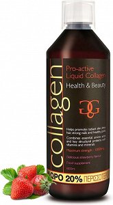 Total Health Solutions,Collagen Pro Active Υγρό Κολλαγόνο με γεύση Φράουλα 600ml