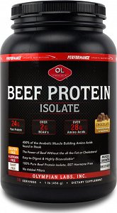 Olympian Labs Beef Protein Πρωτεϊνη 454 γρ με γεύση σοκολάτα
