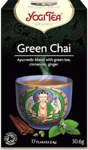 Yogi Tea Πράσινο Τσάι Βιολογικό Green Chai 17 Φακελάκια 30.6gr