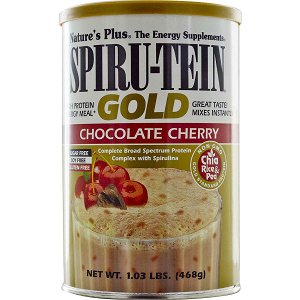 Nature''s Plus Spiru-Tein Gold Πρωτεΐνη Σοκολάτα-Κεράσι 468gr