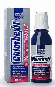 Intermed Chlorhexil 0.20% Στοματικό Διάλυμα κατά της Πλάκας και της Κακοσμίας 250ml