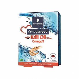 My Elements Krill Omega 3 30 μαλακές κάψουλες