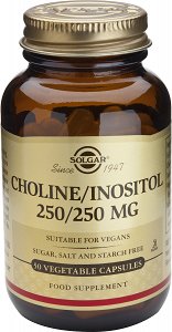 Solgar Choline/Inositol 250/250 mg 50V.Caps
