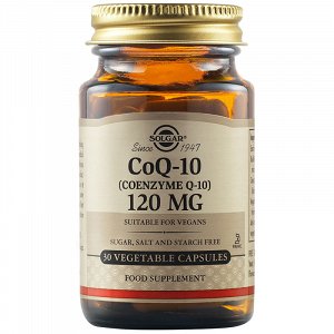 Solgar Vegetarian CoQ-10 χωρίς Γλουτένη 120mg 30 φυτικές κάψουλες