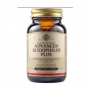 Solgar Enhanced Series Advanced Acidophilus Plus Προβιοτικά 60 φυτικές κάψουλες