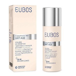 Eubos Hyaluron Repair & Protect Κρέμα Προσώπου Ημέρας με SPF20 για Ενυδάτωση, Αντιγήρανση & Ανάπλαση με Υαλουρονικό Οξύ & Βιταμίνη C 50ml
