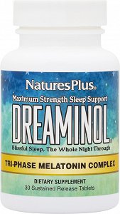 Nature's Plus Dreaminol Tri-phase Melatonin Complex Συμπλήρωμα για τον Ύπνο 30 ταμπλέτες