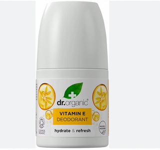 DR ORGANIC Αποσμητικό με Βιταμίνη E 50ml