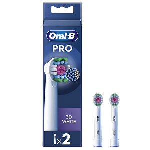 Oral-B 3D White Ανταλλακτικές Κεφαλές για Ηλεκτρική Οδοντόβουρτσα CleanMaximiser 2τμχ