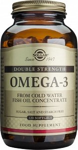 Solgar Double Strength Omega 3 Ιχθυέλαιο 120 μαλακές κάψουλες