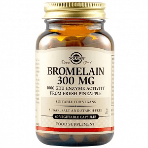 Solgar Bromelain 300mg 60 φυτικές κάψουλες